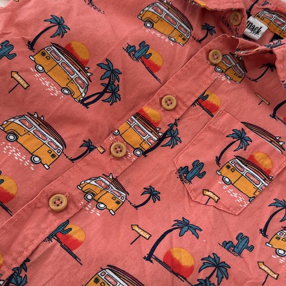 Mick Mack Camper Van Button Down Shirt - Picture 2 of 4